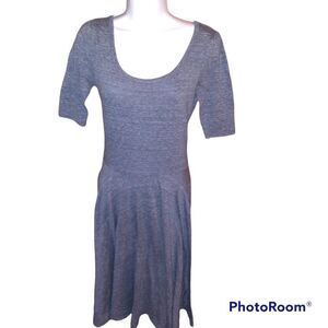 Gray Milkmaid Dress 